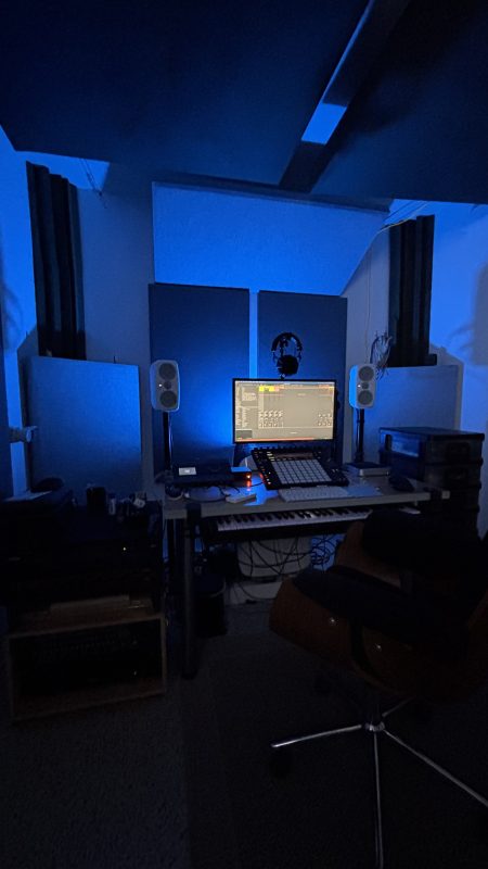 Music production studio in Medellín Colombia